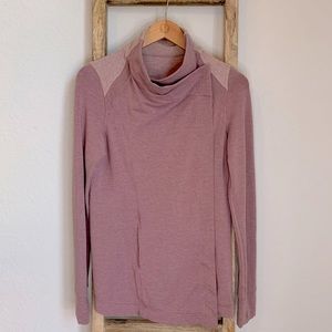 Lululemon Coast Wrap Sweater Rose Pink 4